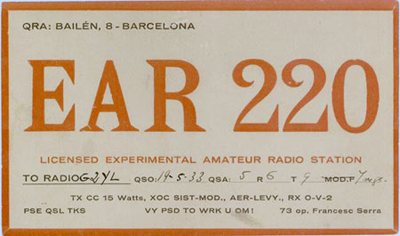  EAR220 - BARCELONA 