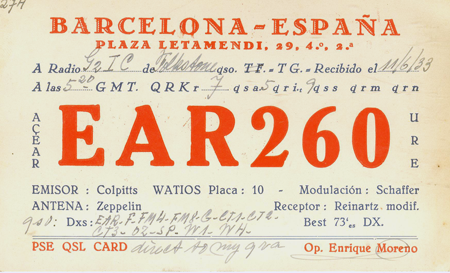  EAR260 - BARCELONA 